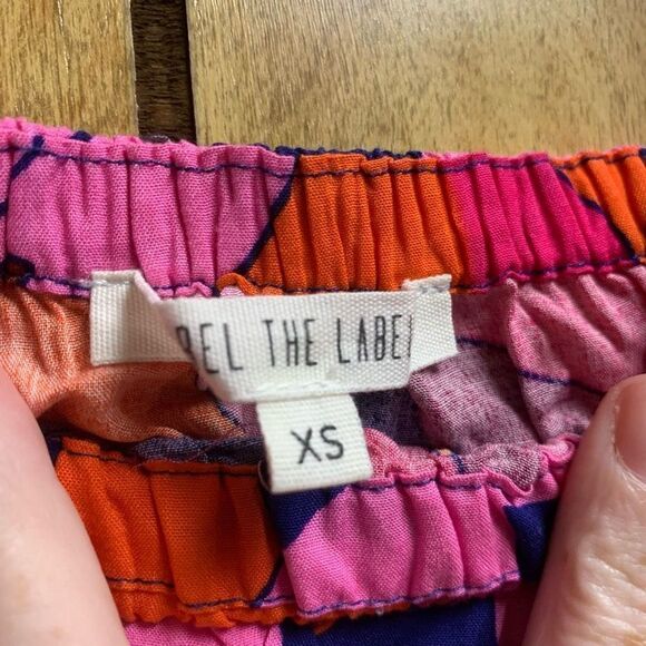 Abel The Label Ladies Multicolor Floral Rayon Sleeveless Crop Tank Top Size XS - Picture 5 of 9